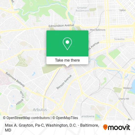 Max A. Grayton, Pa-C map