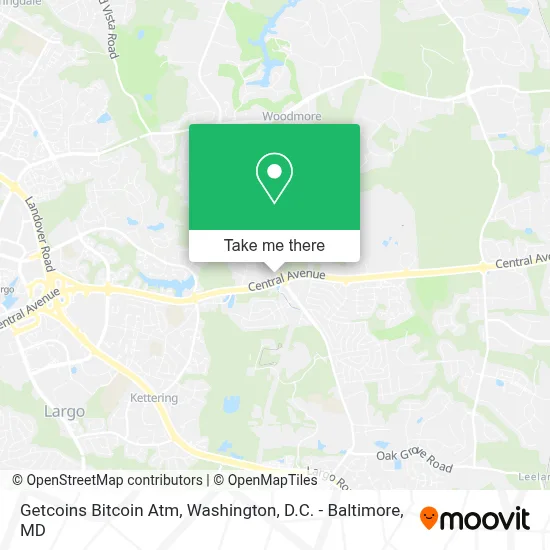 Getcoins Bitcoin Atm map