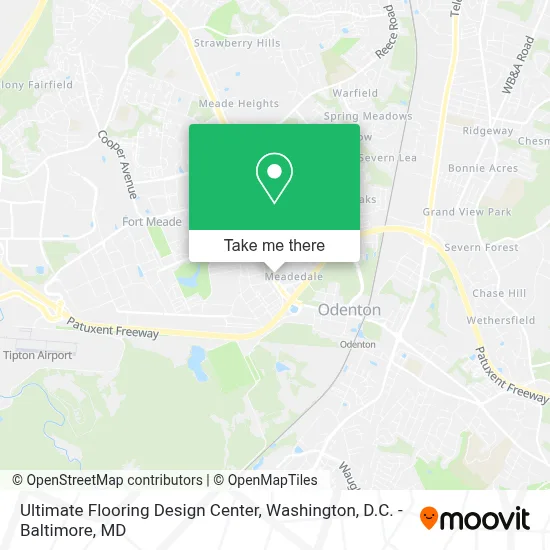 Ultimate Flooring Design Center map