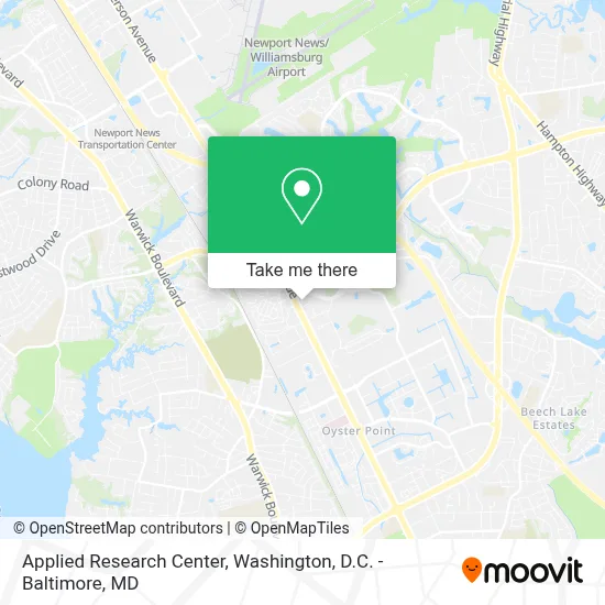 Applied Research Center map