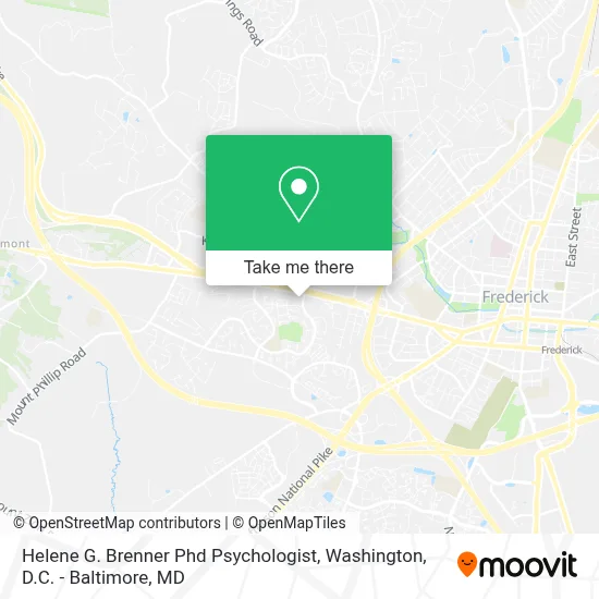 Helene G. Brenner Phd Psychologist map