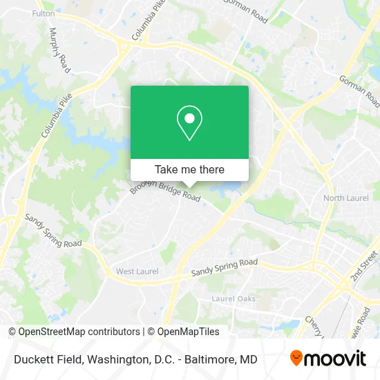 Duckett Field map