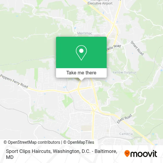Sport Clips Haircuts map