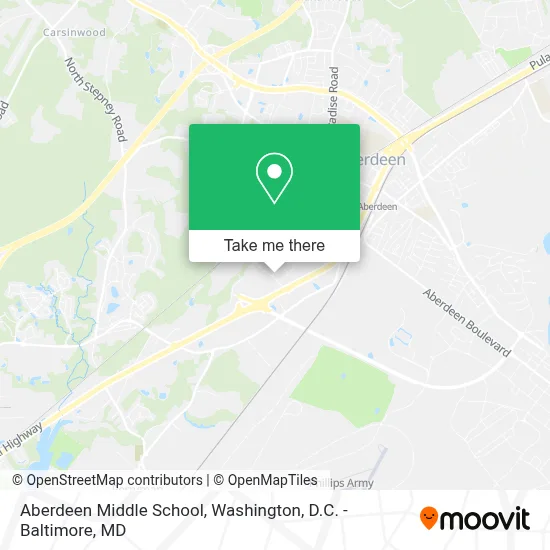 Aberdeen Middle School map