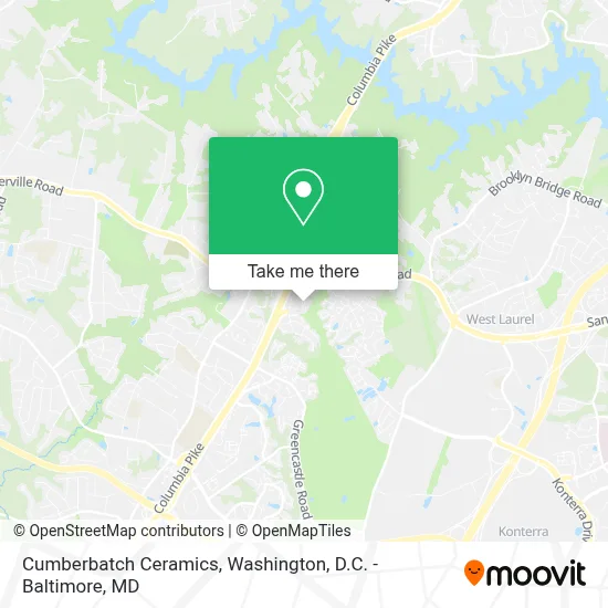 Cumberbatch Ceramics map