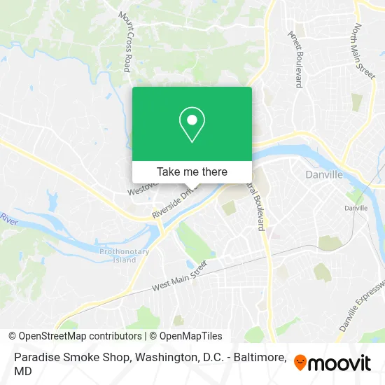 Paradise Smoke Shop map