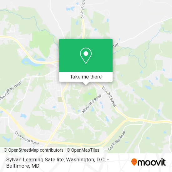 Sylvan Learning Satellite map