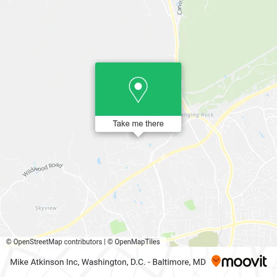 Mike Atkinson Inc map
