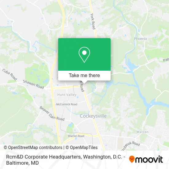 Rcm&D Corporate Headquarters map