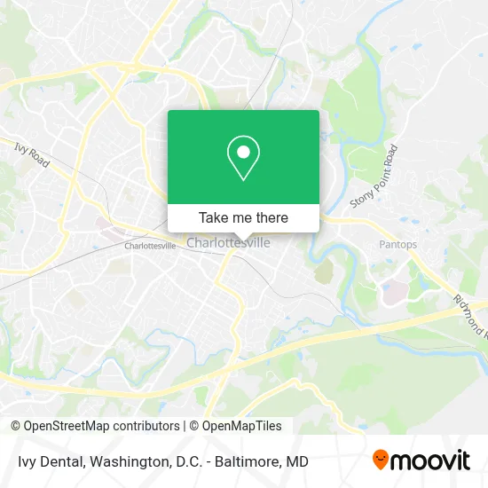 Ivy Dental map