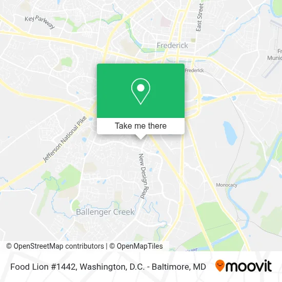 Food Lion #1442 map