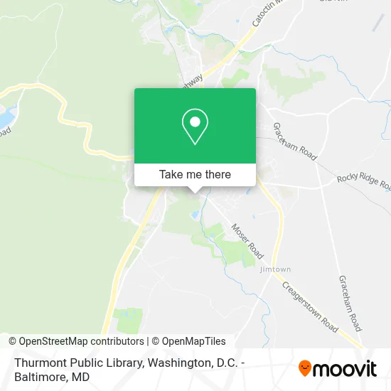 Thurmont Public Library map