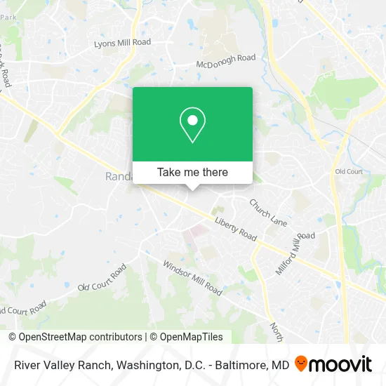 River Valley Ranch map