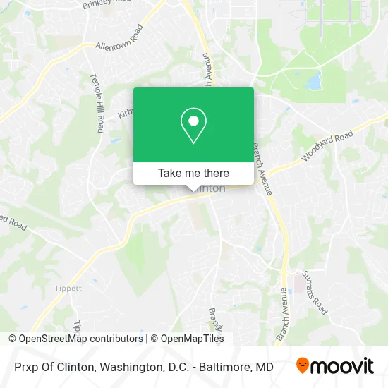Prxp Of Clinton map