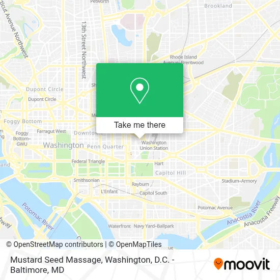 Mustard Seed Massage map