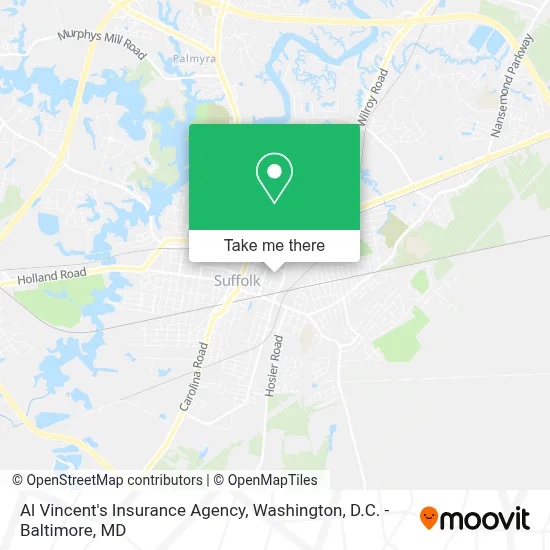 Al Vincent's Insurance Agency map