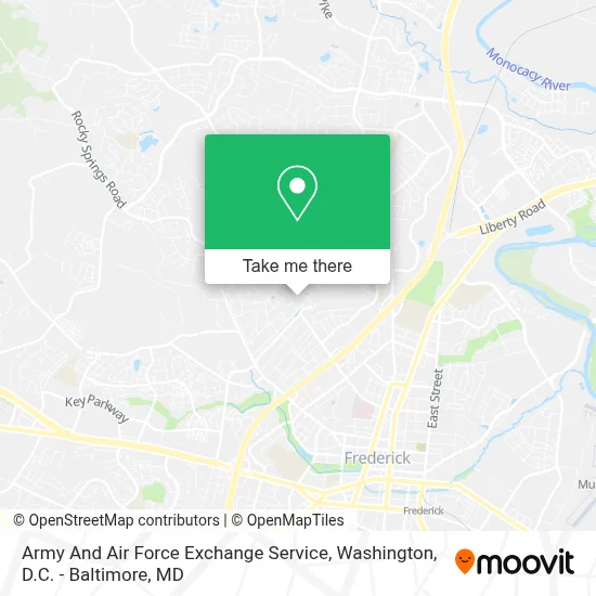 Army And Air Force Exchange Service map