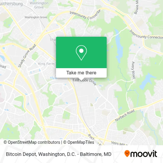 Bitcoin Depot map