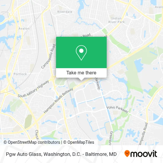 Pgw Auto Glass map