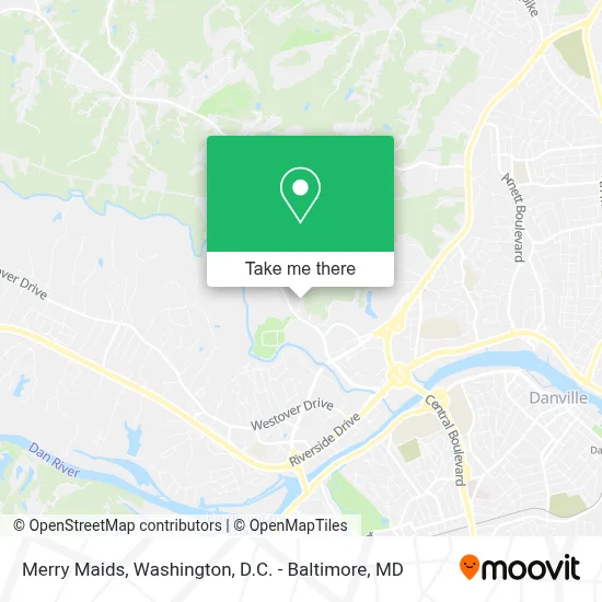 Merry Maids map