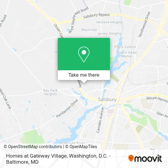 Homes at Gateway Village map