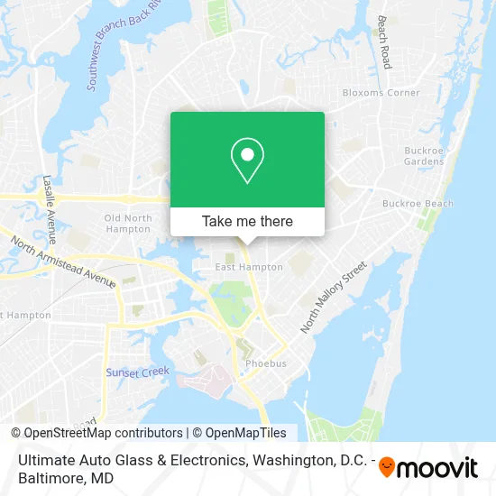 Ultimate Auto Glass & Electronics map
