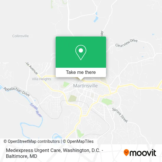 Medexpress Urgent Care map