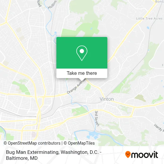Bug Man Exterminating map