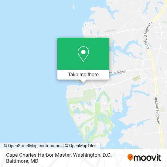 Cape Charles Harbor Master map