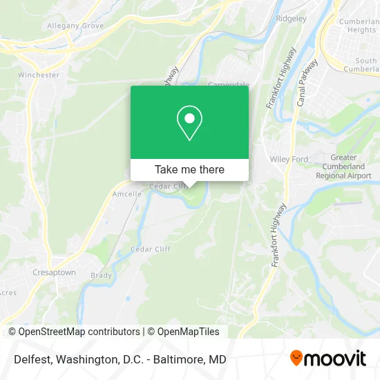 Delfest map