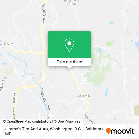 Jimmy's Tire And Auto map