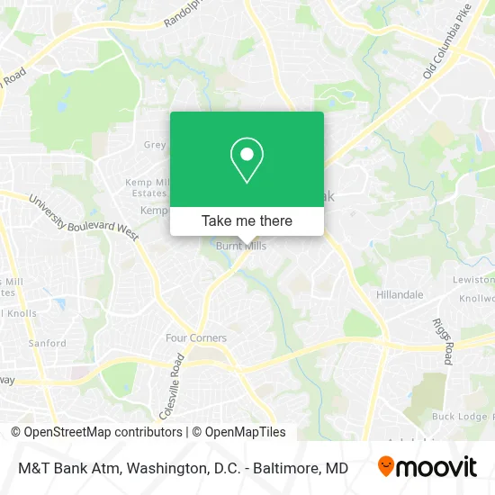 M&T Bank Atm map