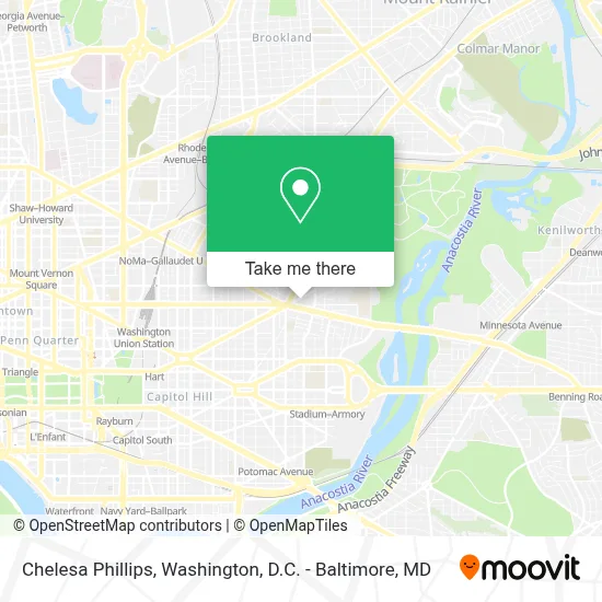 Chelesa Phillips map