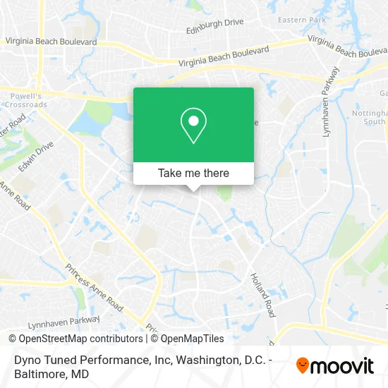 Dyno Tuned Performance, Inc map