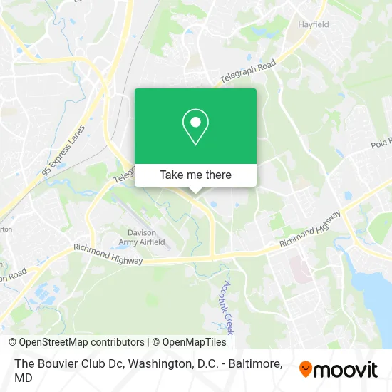 The Bouvier Club Dc map