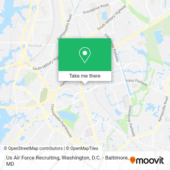 Us Air Force Recruiting map