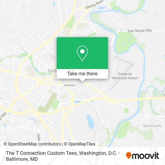 The T Connection Custom Tees map