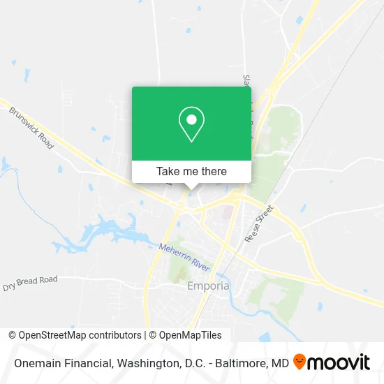 Onemain Financial map
