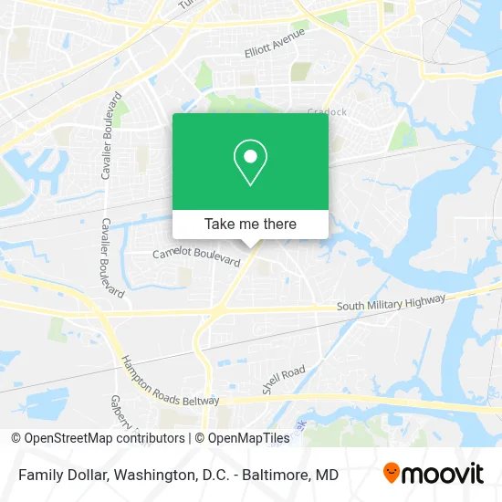 Family Dollar map