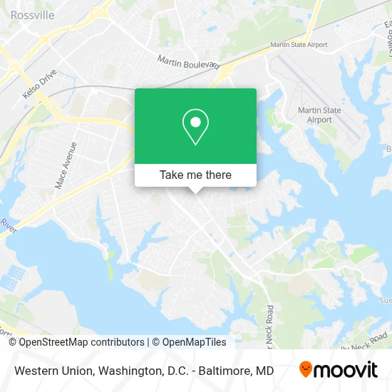 Western Union map
