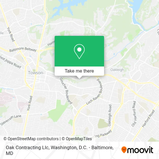 Oak Contracting Llc map