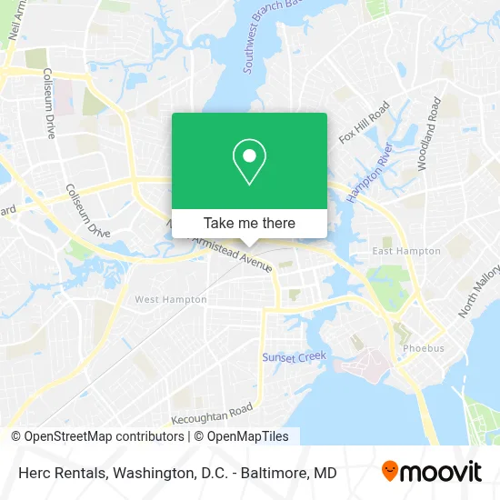 Herc Rentals map