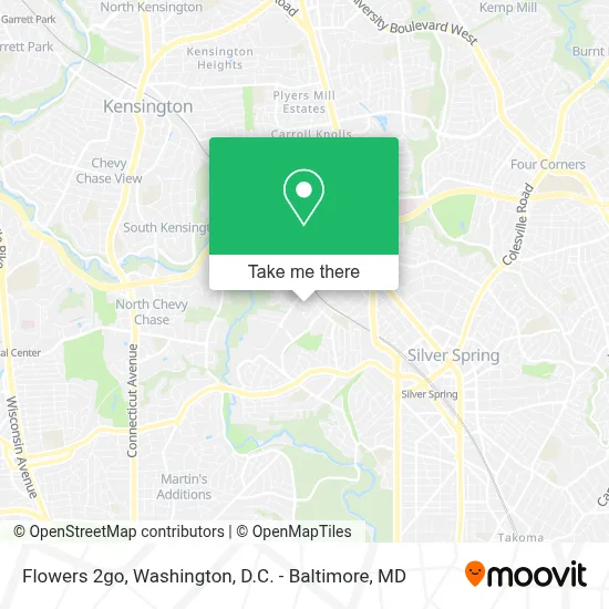Flowers 2go map