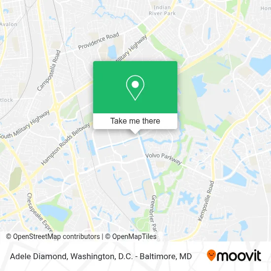 Adele Diamond map