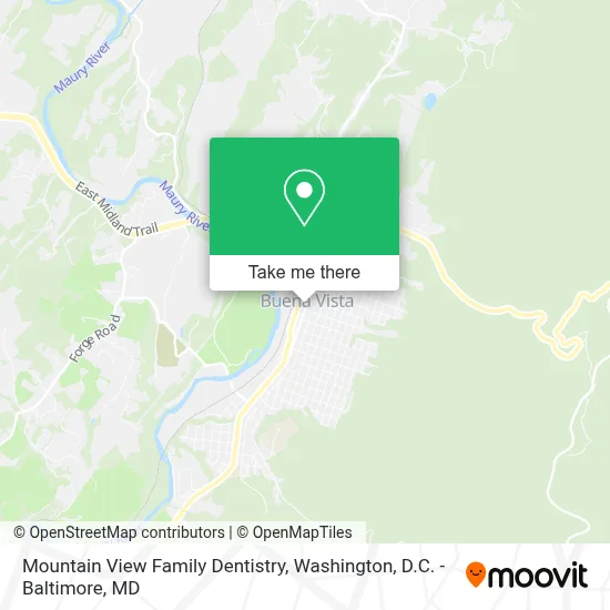 Mountain View Family Dentistry map