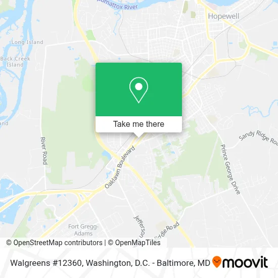 Walgreens #12360 map
