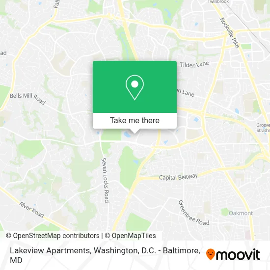 Lakeview Apartments map
