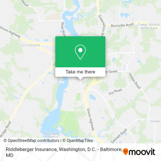 Riddleberger Insurance map