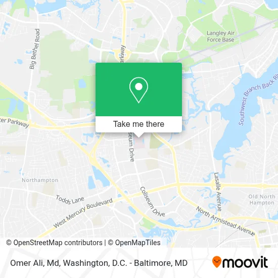Omer Ali, Md map
