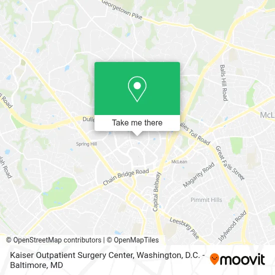Kaiser Outpatient Surgery Center map